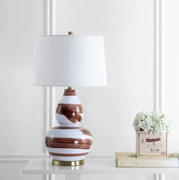Riley Brushstroke Ceramic Table Lamp