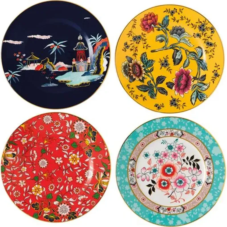 Set of 4 Wonderlust Plate - Wedgwood - Multi