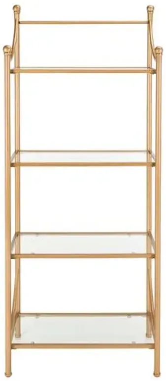 Kary 4-Tier Étagère - Gold