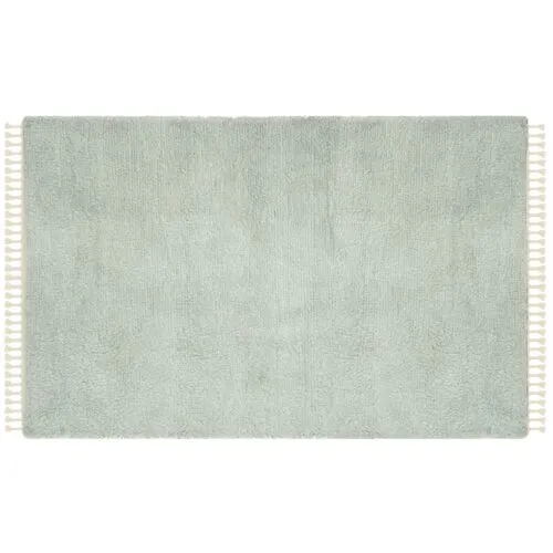 Casablanca Hand-Knotted Rug - Blue - Blue