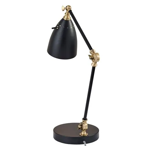 Miles Desk Lamp - Black/Brass