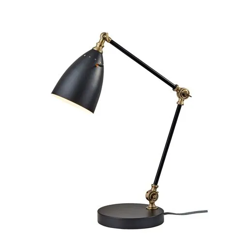 Miles Desk Lamp - Black/Brass