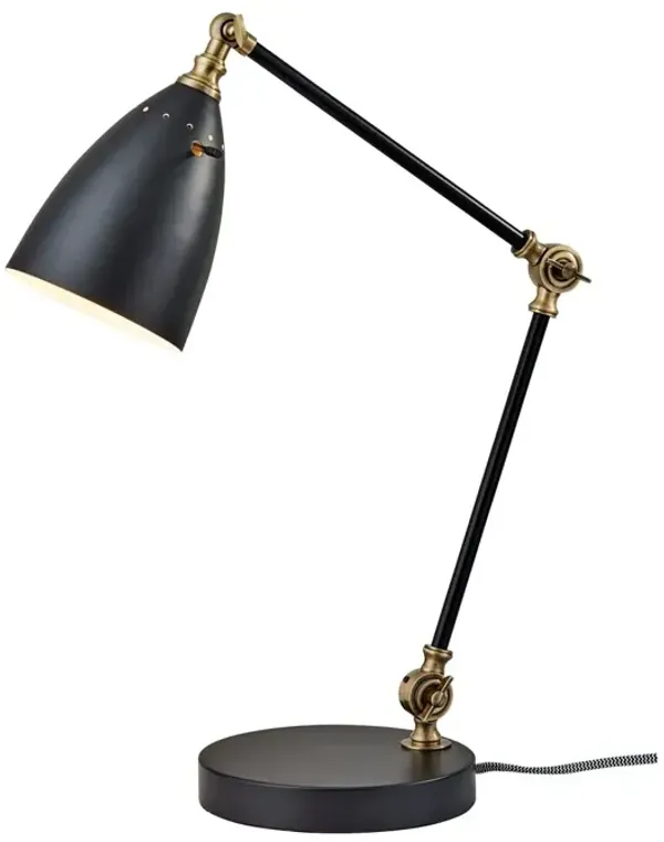 Miles Desk Lamp - Black/Brass