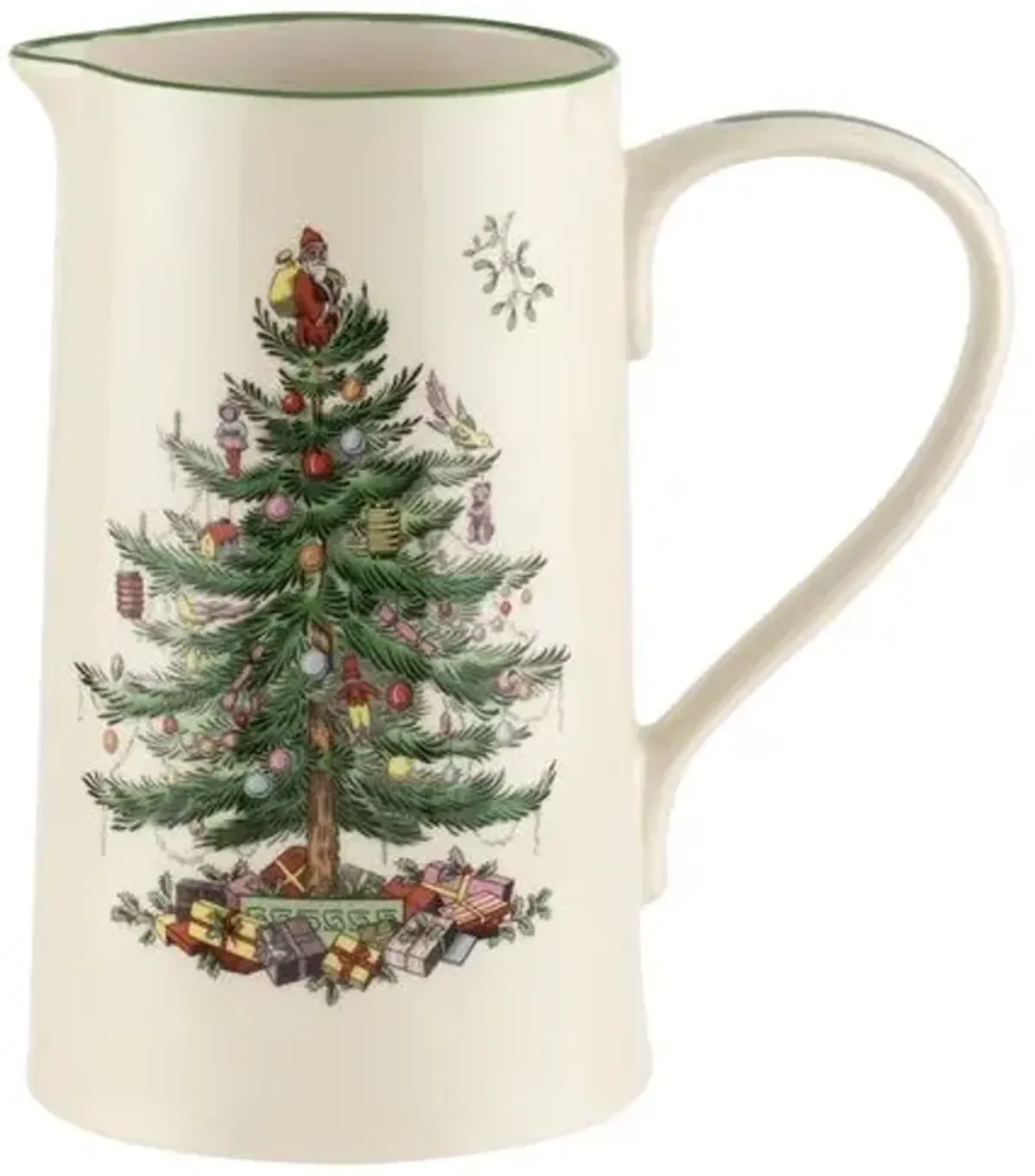 Christmas Tree Jug - White/Green - Spode