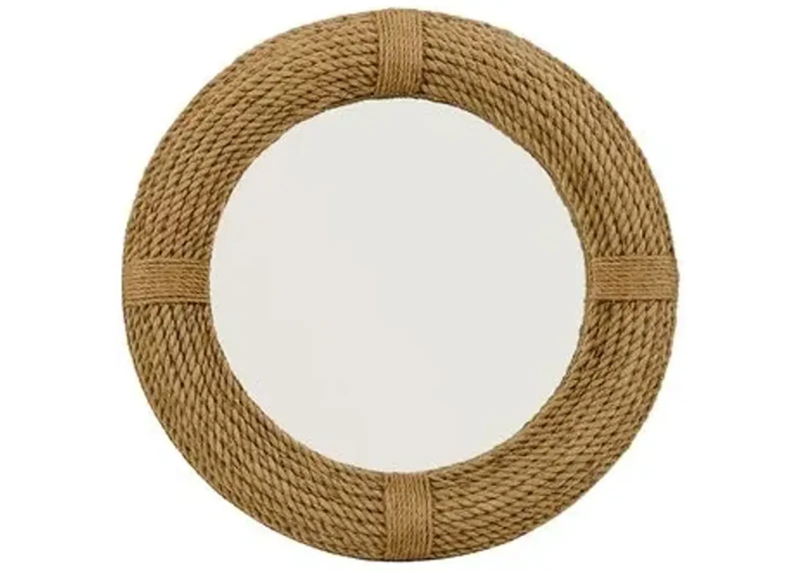 Rees Rope Wall Mirror - Natural