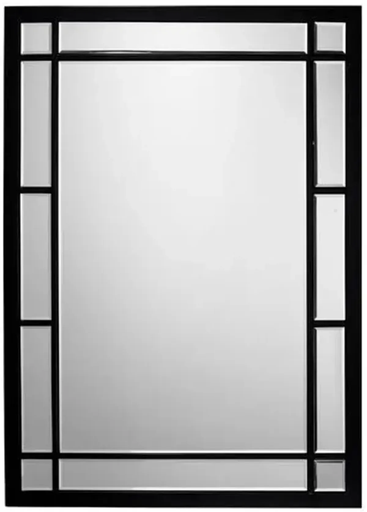 Chelsea Wall Mirror - Matte Black - Jamie Young Co.