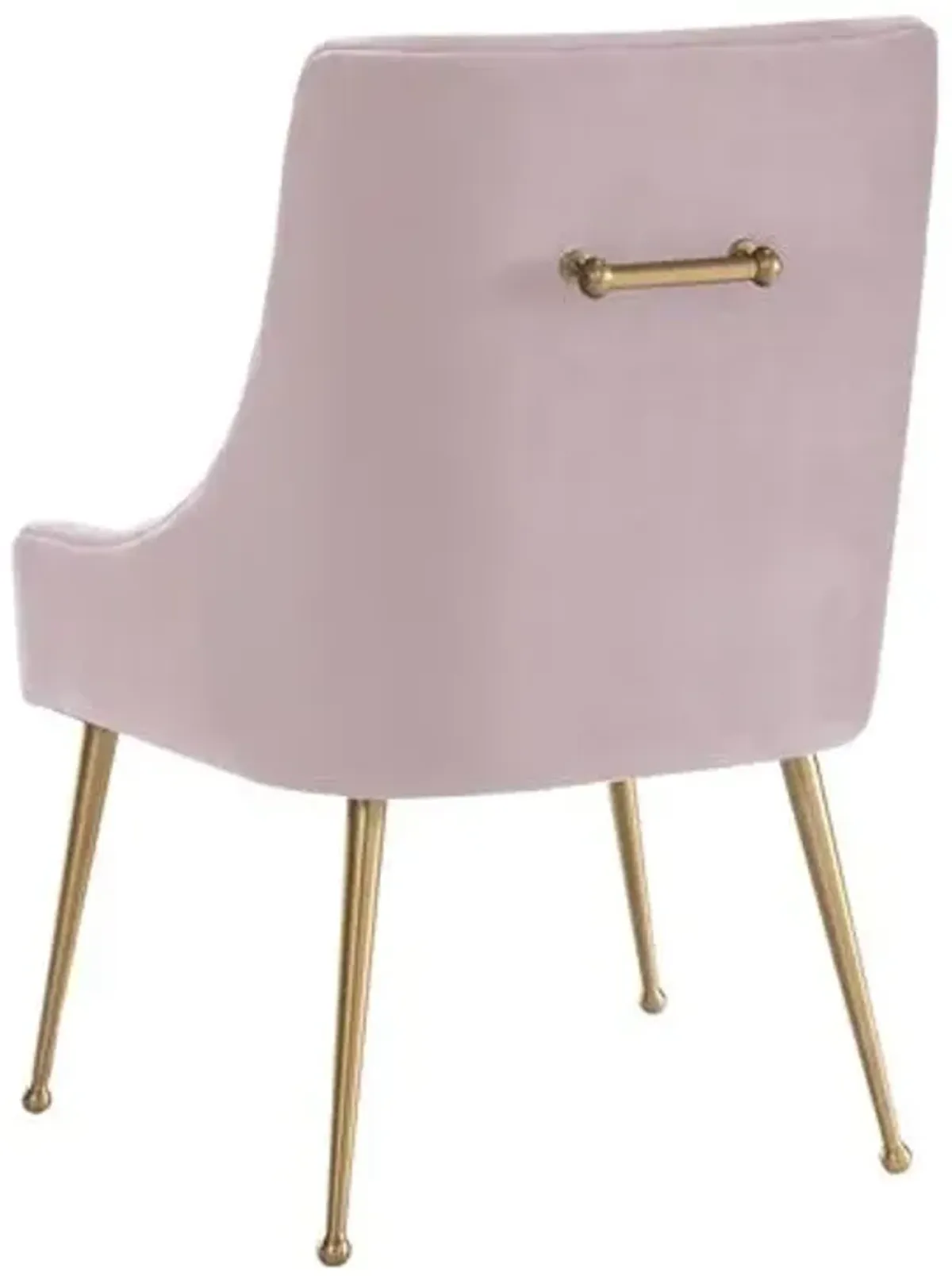 Georgia Side Chair - Blush Velvet - Pink