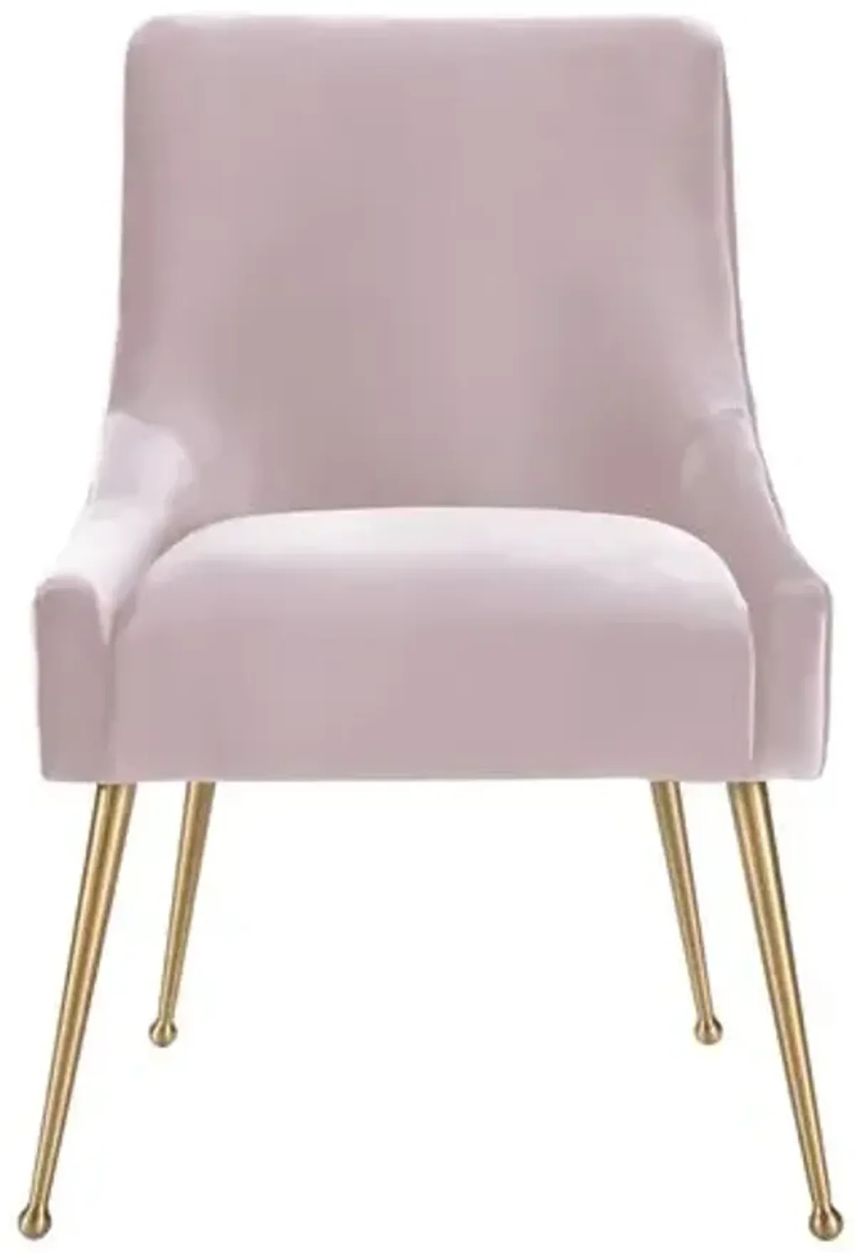 Georgia Side Chair - Blush Velvet - Pink