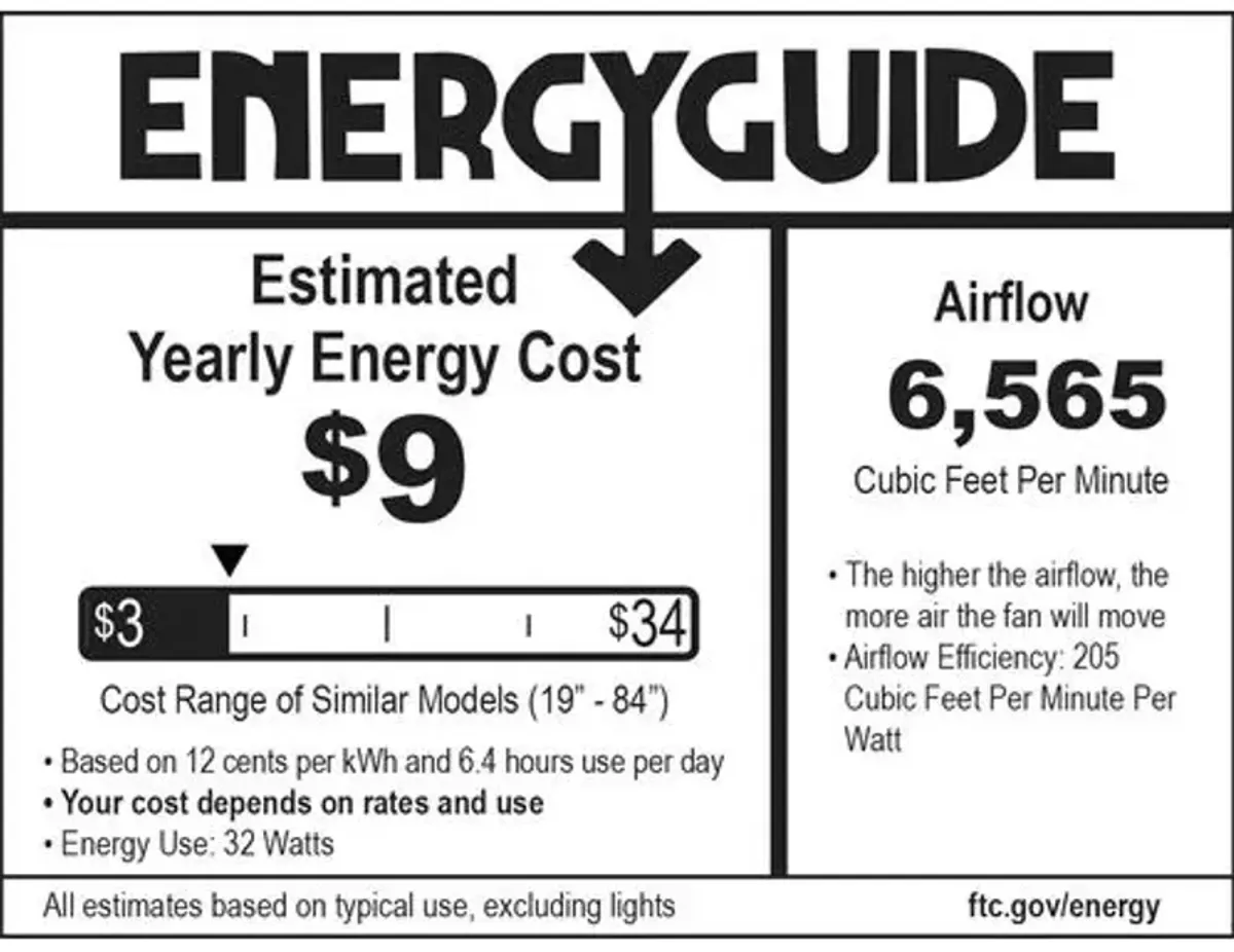 Xtreme H20 Ceiling Fan - Flat White, Hardwired, Hand-Held Remote Control