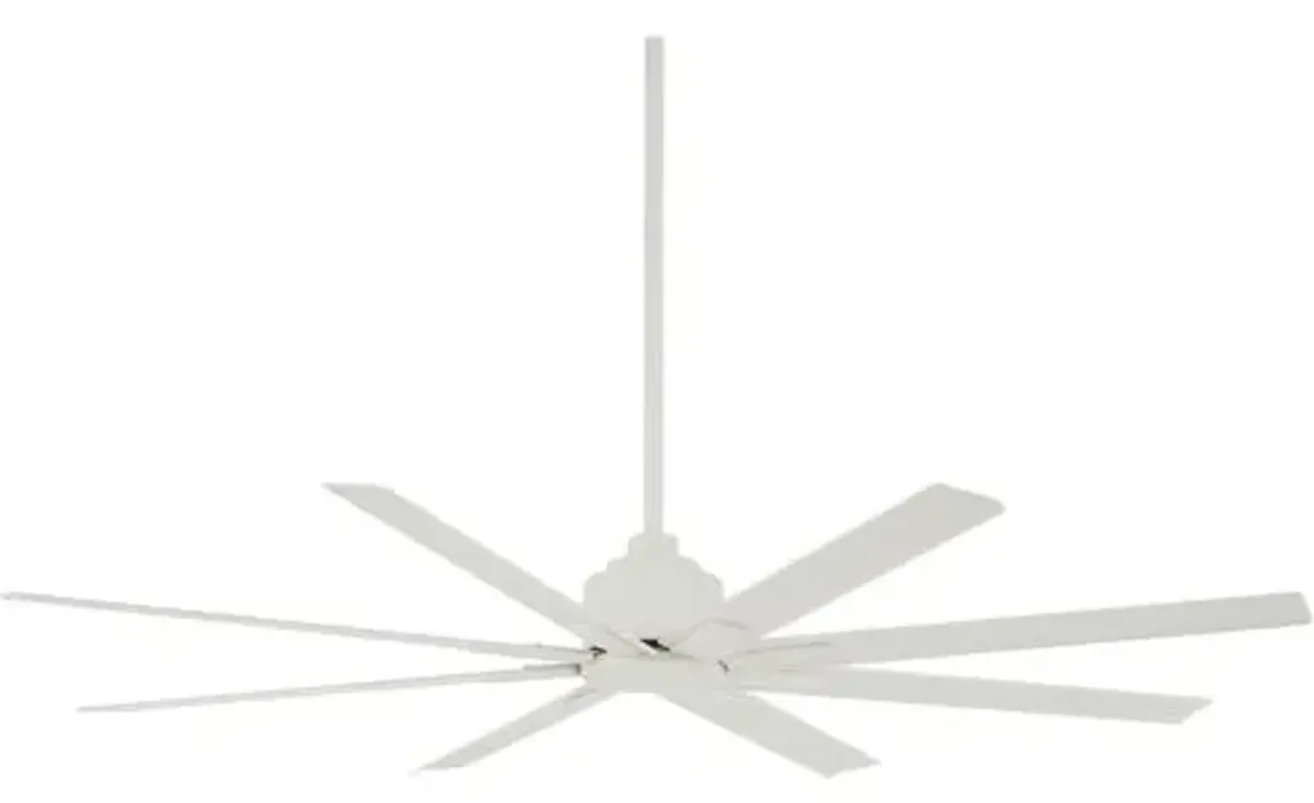 Xtreme H20 Ceiling Fan - Flat White, Hardwired, Hand-Held Remote Control