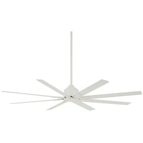 Xtreme H20 Ceiling Fan - Flat White, Hardwired, Hand-Held Remote Control