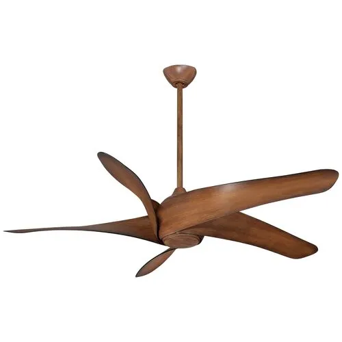 Artemis XL5 LED Ceiling Fan - Distressed Koa - Brown, Hardwired