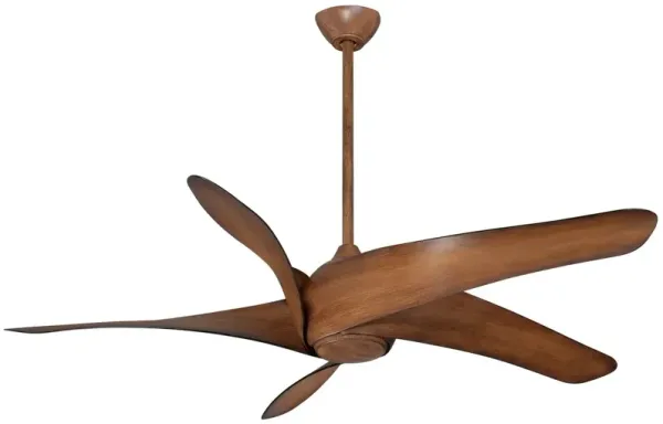 Artemis XL5 LED Ceiling Fan - Distressed Koa - Brown, Hardwired