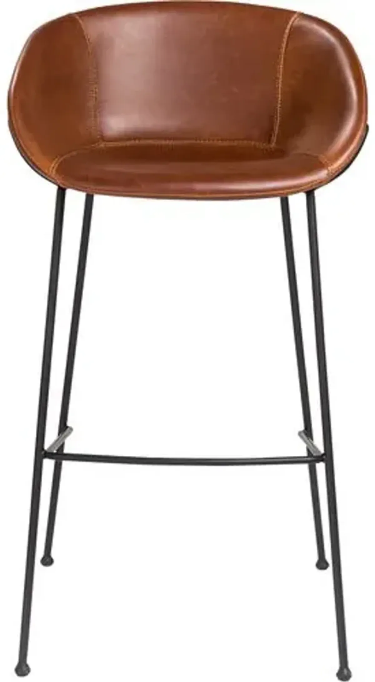 Set of 2 Andie Barstools - Dark Brown