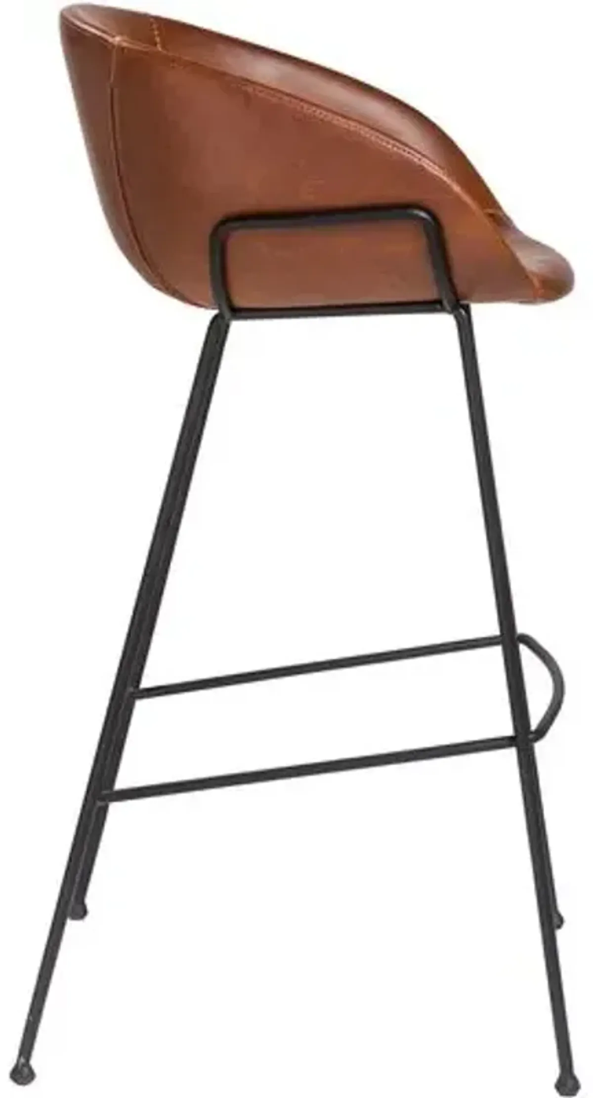 Set of 2 Andie Barstools - Dark Brown