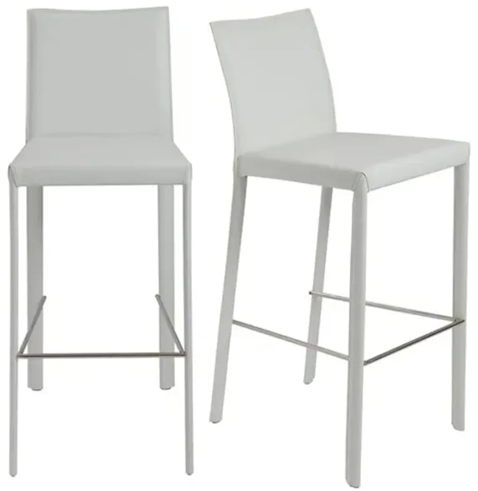 Set of 2 Callen Barstools - White