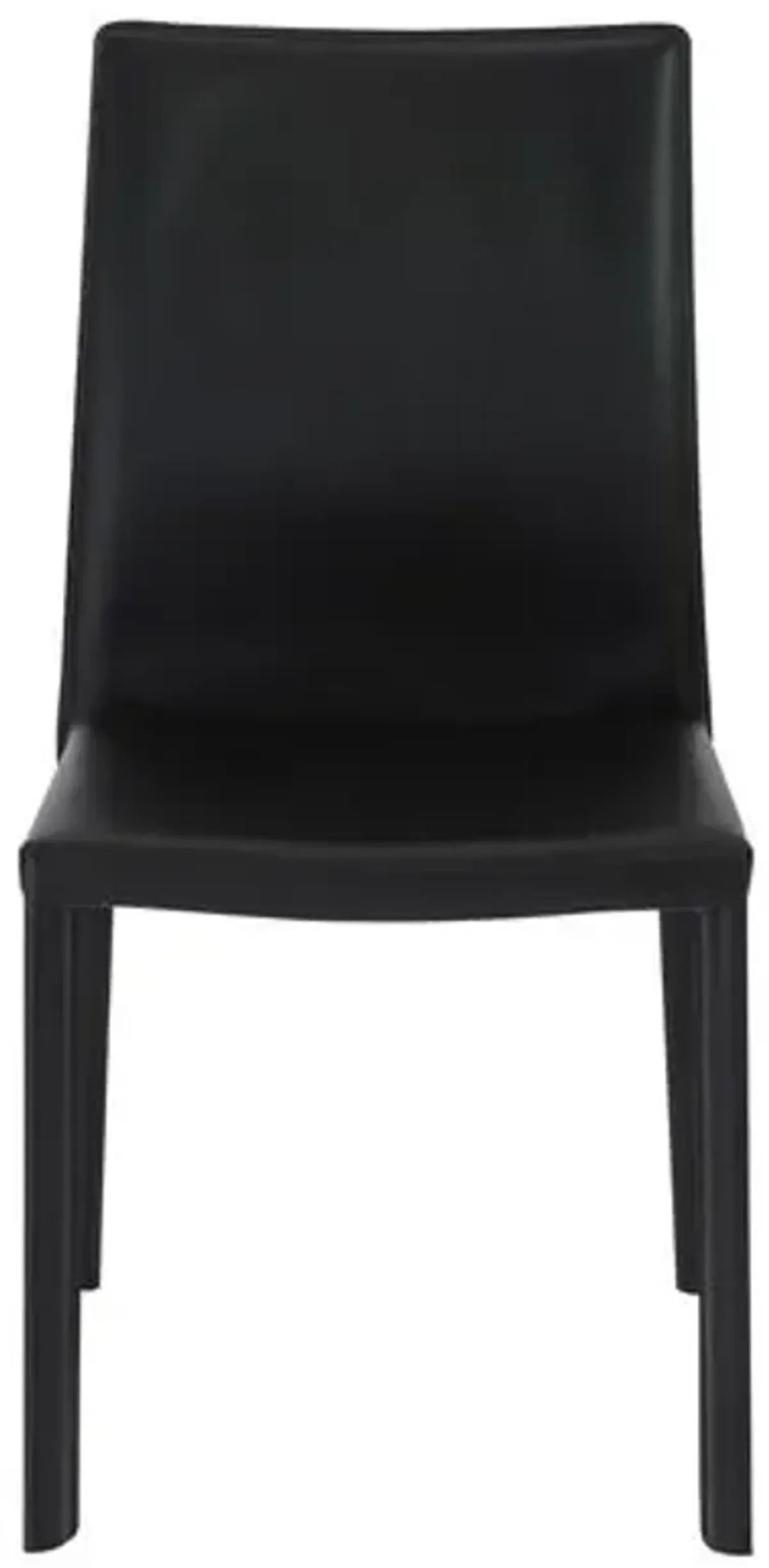 Set of 2 Callen Side Chairs - Black Faux Leather