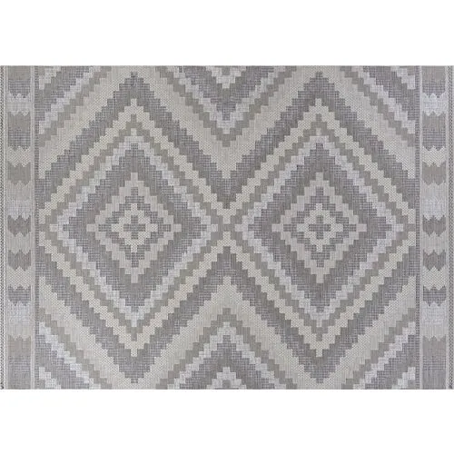 Karan Outdoor Rug - Natural/Taupe - Gray - Gray