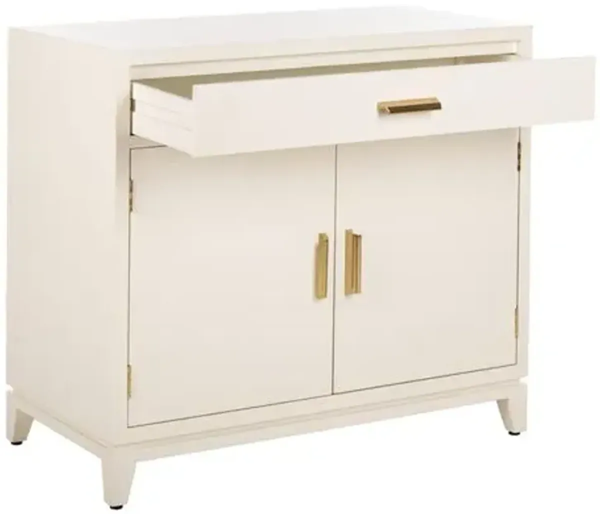 Huston Cabinet - White - Ivory