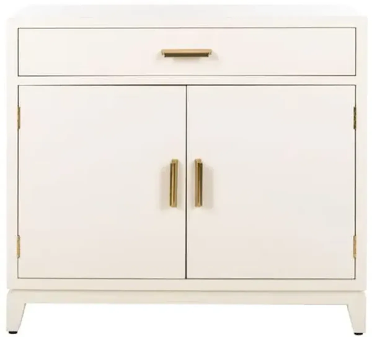 Huston Cabinet - White - Ivory