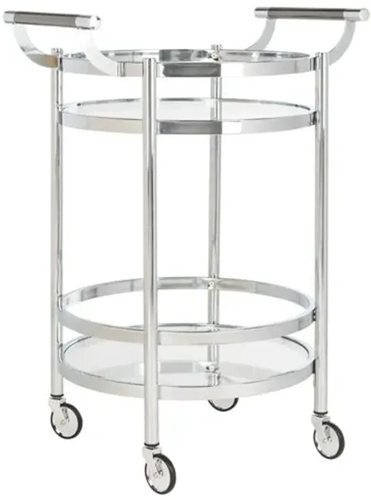 Carrey Bar Cart - Silver