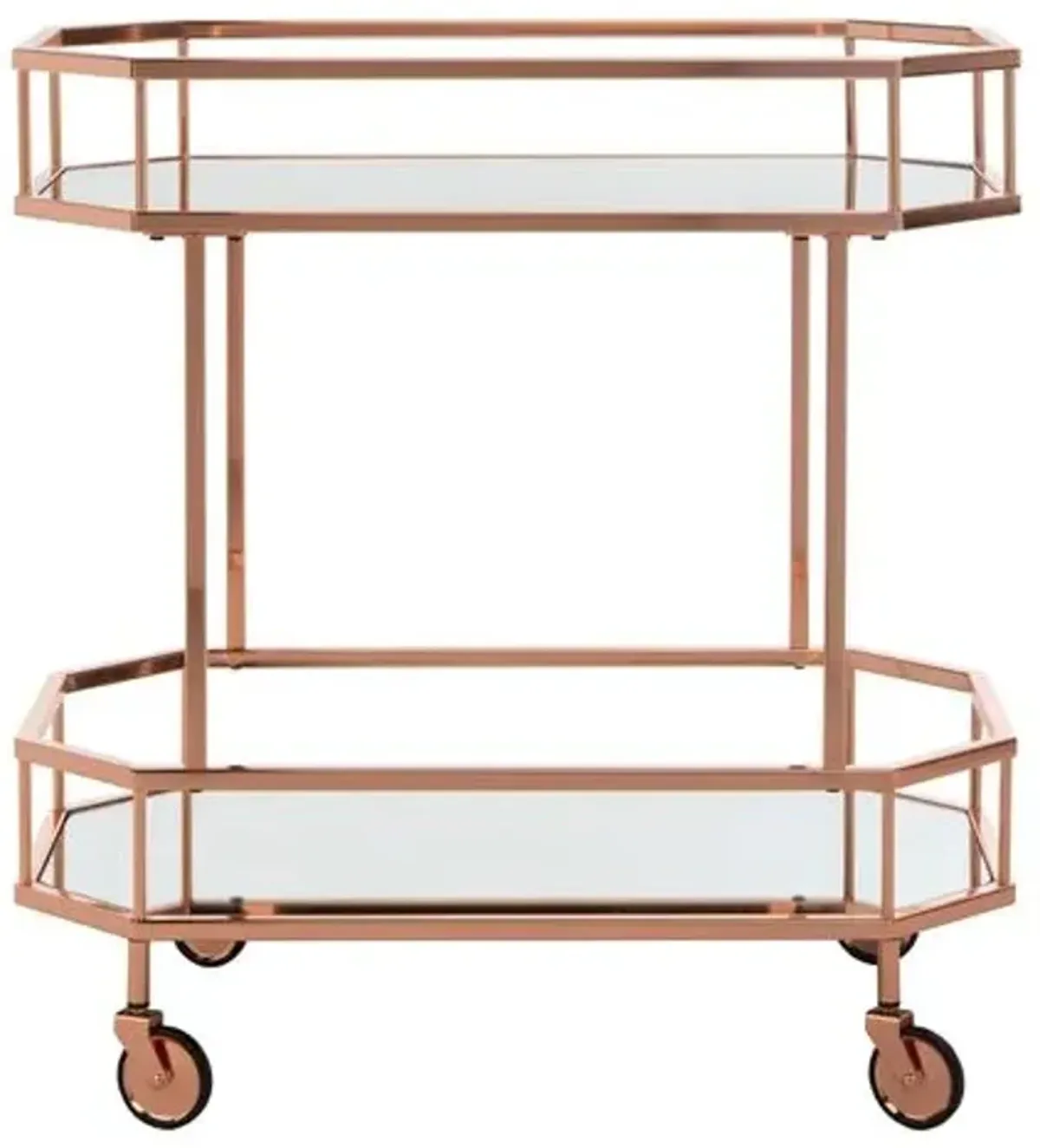 Cava Bar Cart - Rose Gold - Pink