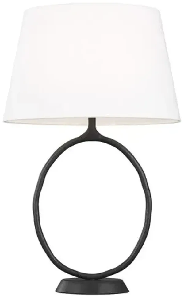 Visual Comfort - Indo Table Lamp - Aged Iron
