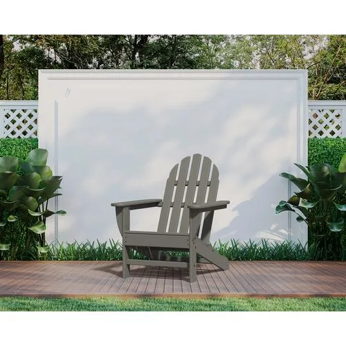 Primrose Outdoor Adirondack Chair - Slate Gray