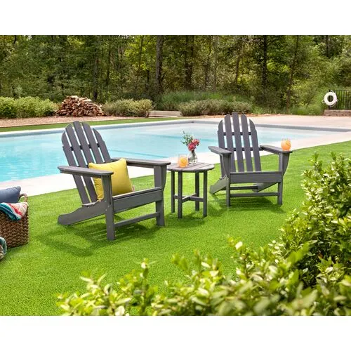 Primrose Outdoor Adirondack Chair - White