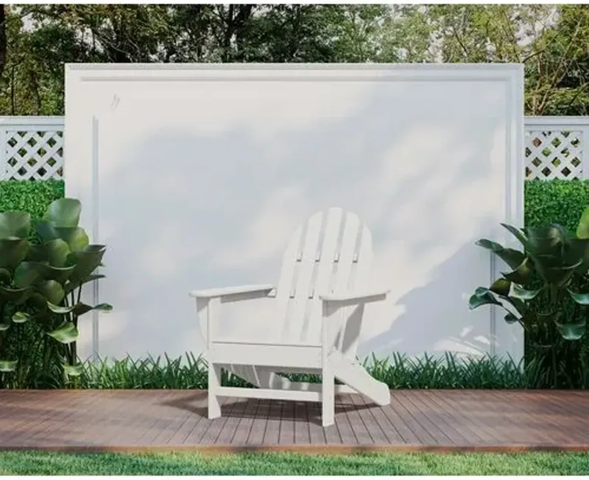 Primrose Outdoor Adirondack Chair - White