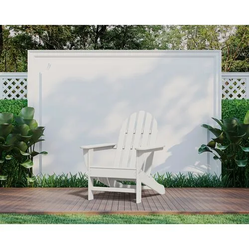 Primrose Outdoor Adirondack Chair - White