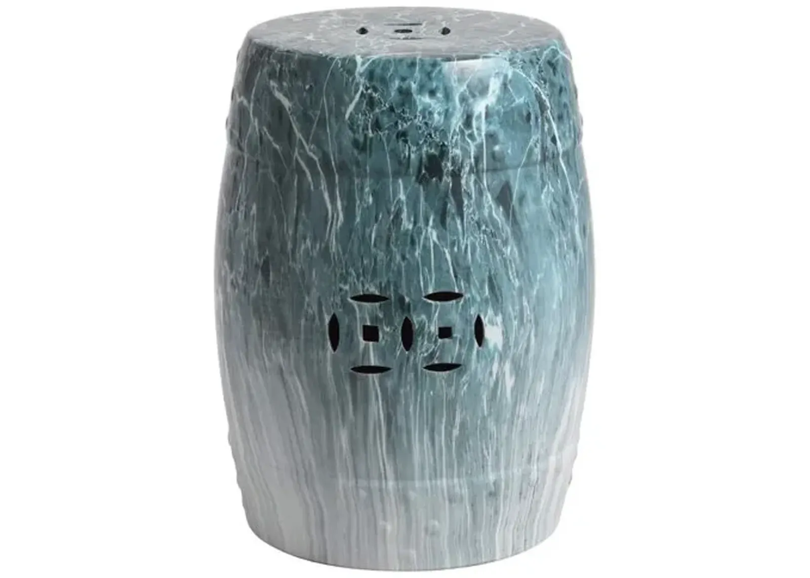 Gilroy Garden Stool - Turquoise