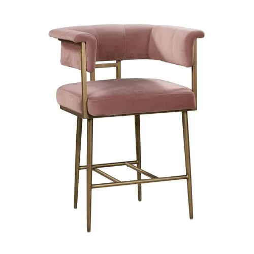 Rory Counter Stool - Blush