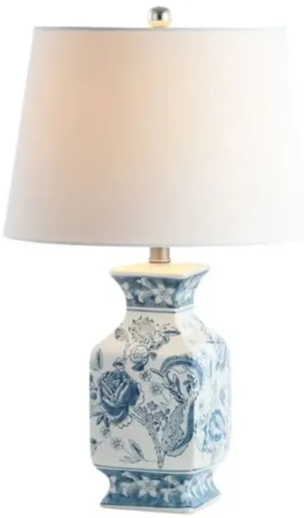 Sadie Table Lamp - Blue/White