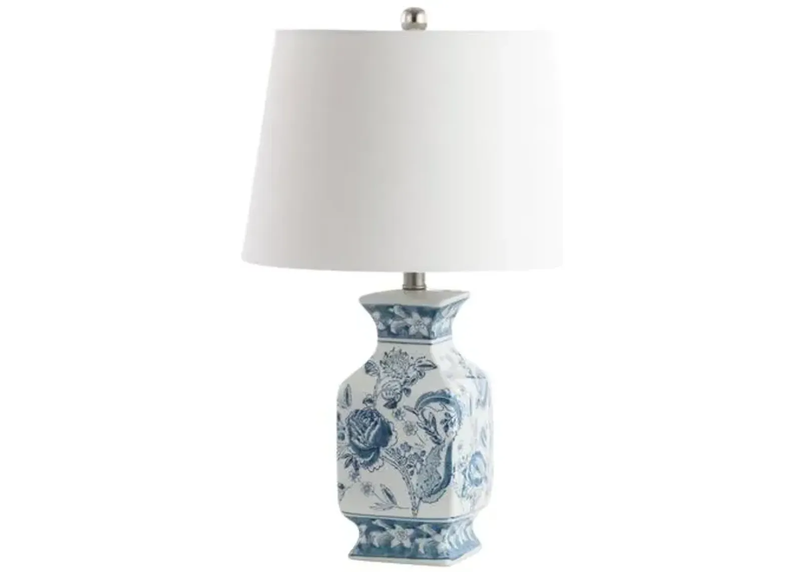 Sadie Table Lamp - Blue/White