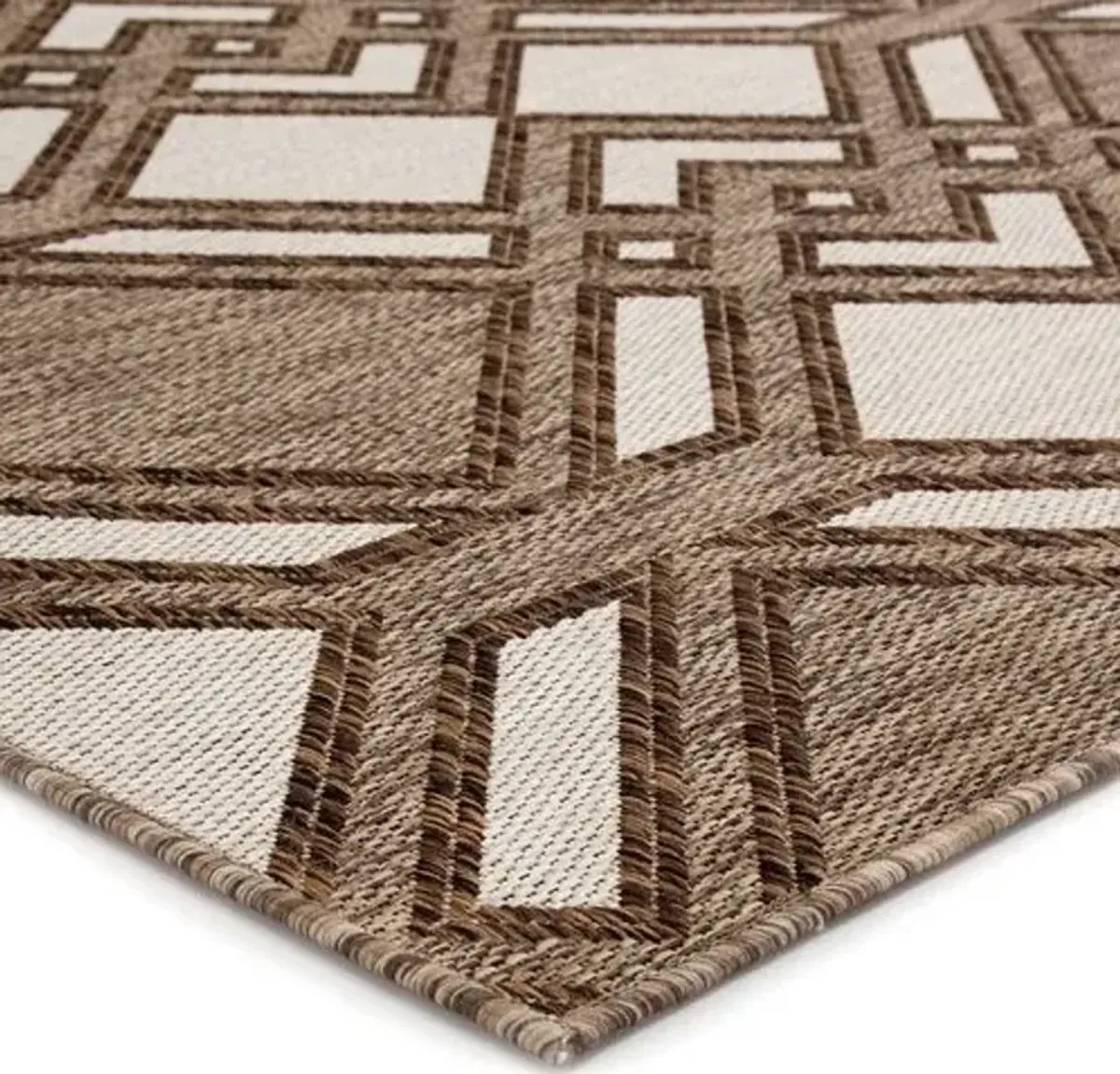 Samba Outdoor Rug - Brown/Ivory - Nikki Chu - Brown