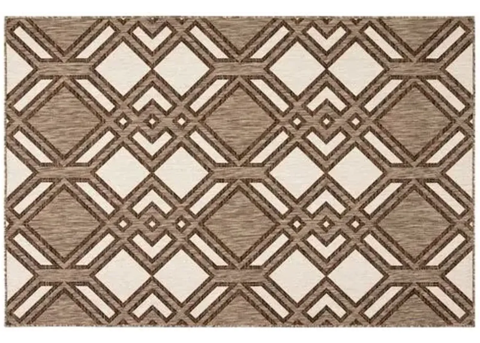 Samba Outdoor Rug - Brown/Ivory - Nikki Chu - Brown