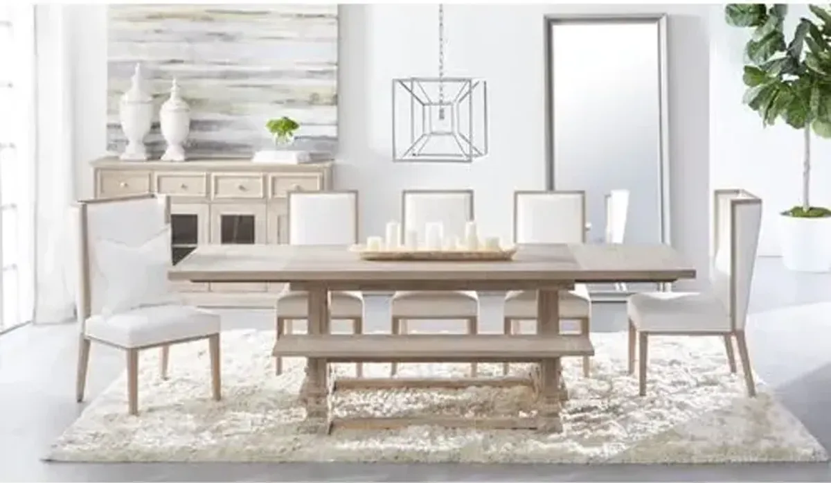 Hewitt Extension Dining Table - Natural Gray