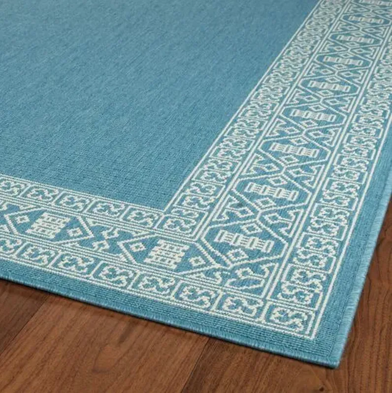 Lata Outdoor Rug - Lt. Blue - Blue