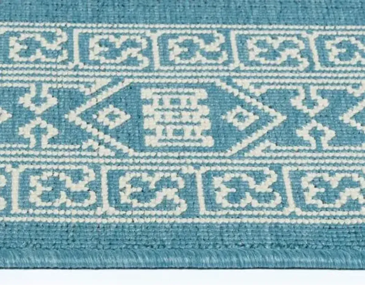 Lata Outdoor Rug - Lt. Blue - Blue