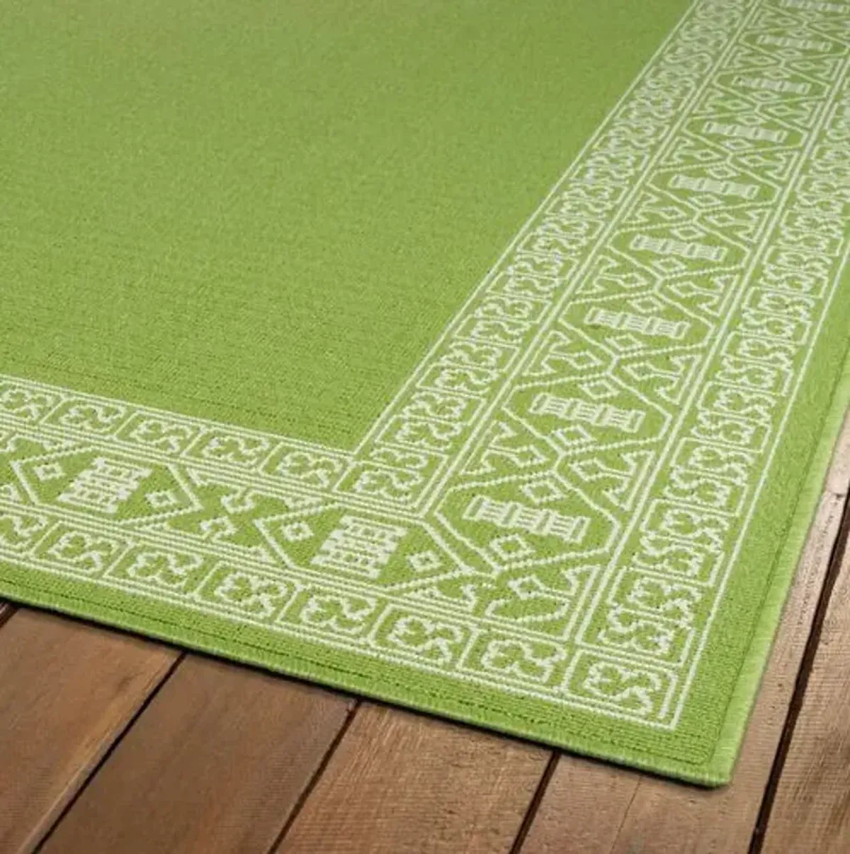 Lata Outdoor Rug - Lime Green - Green