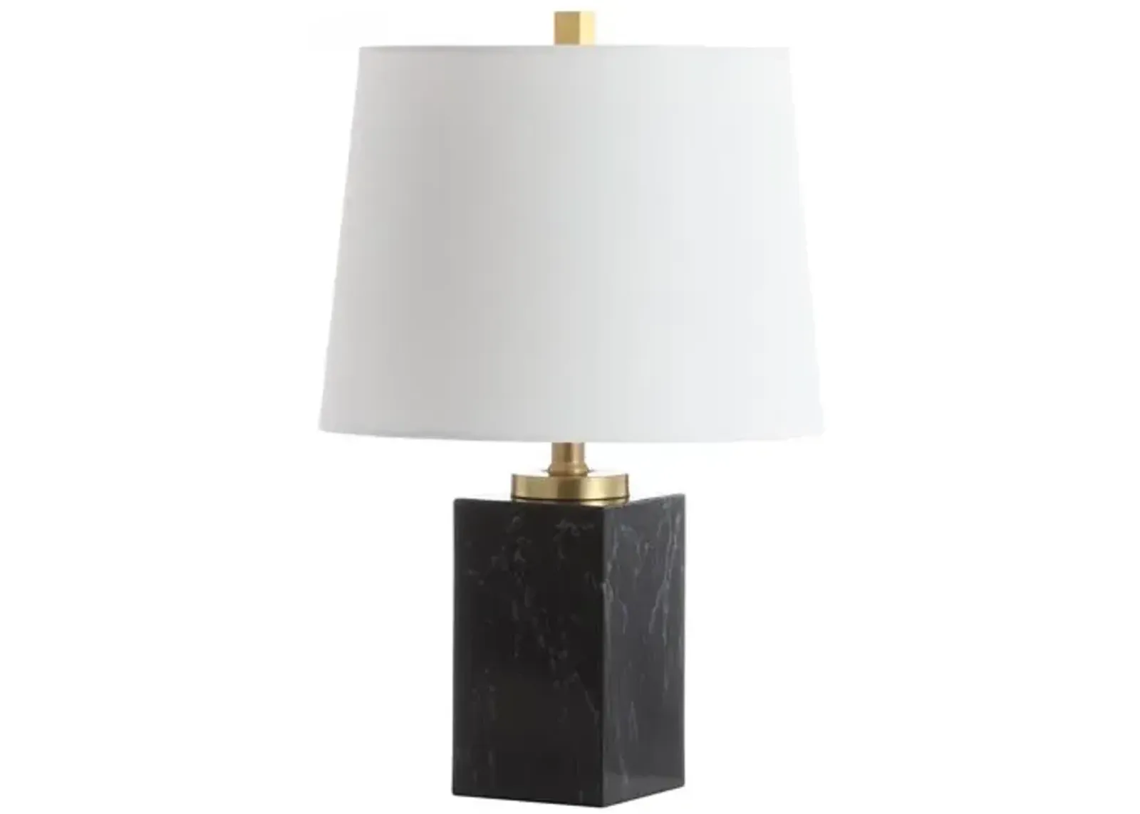 Cora Table Lamp - Black Marble