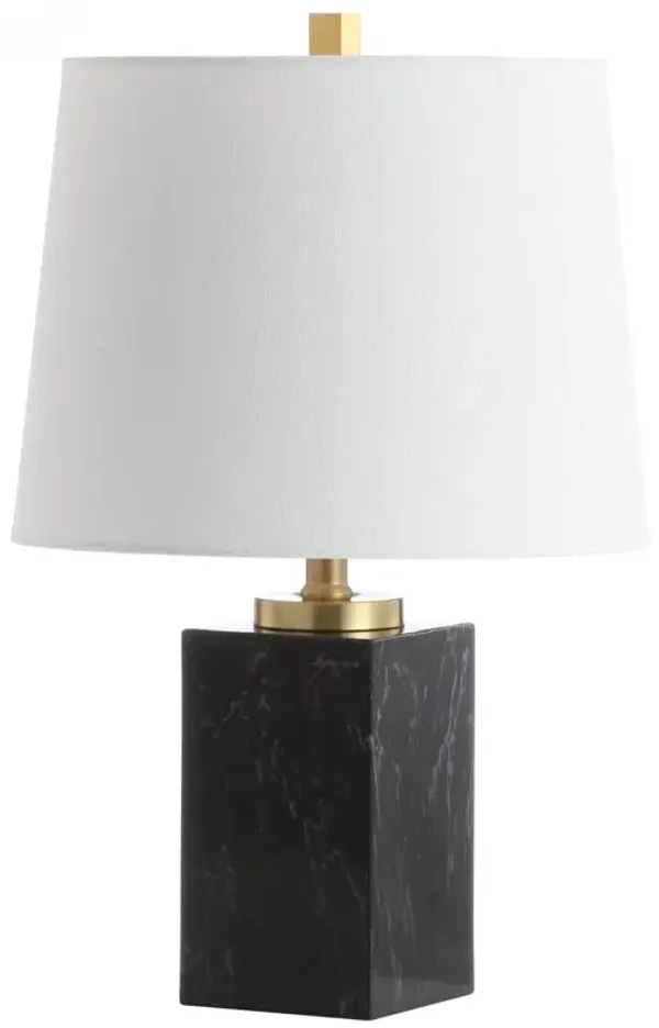 Cora Table Lamp - Black Marble