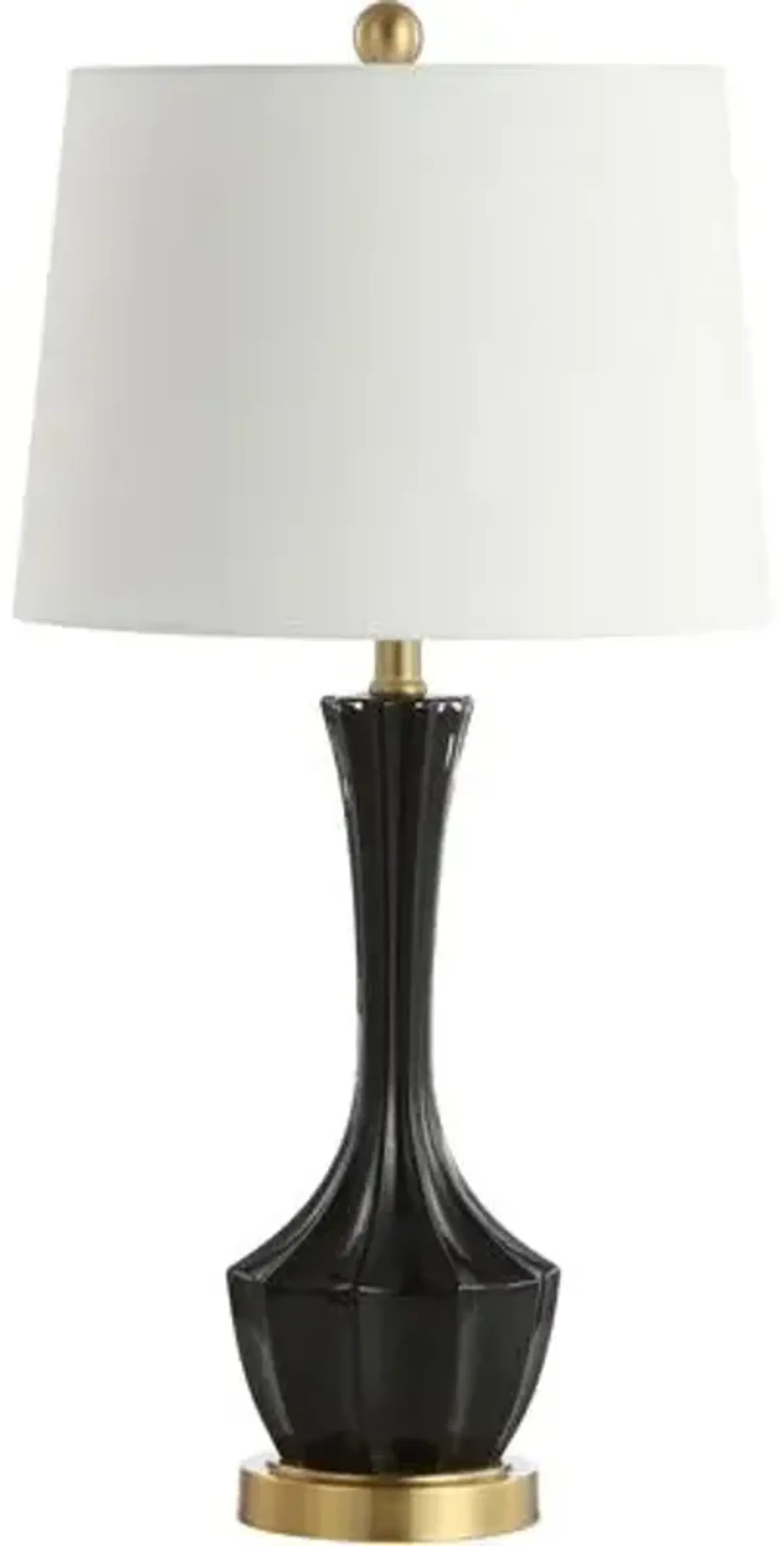 Ronnie Table Lamp - Glossy Black