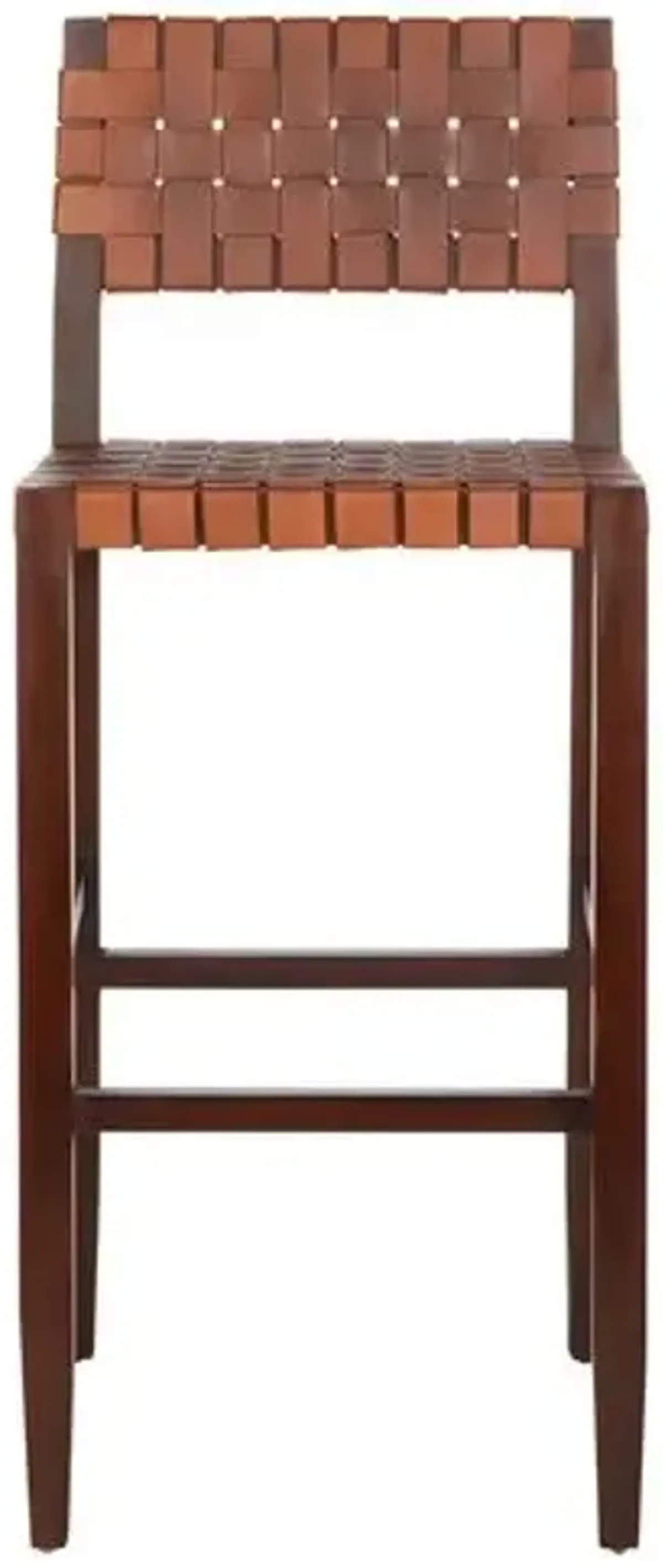 Roche Barstool - Cognac - Brown