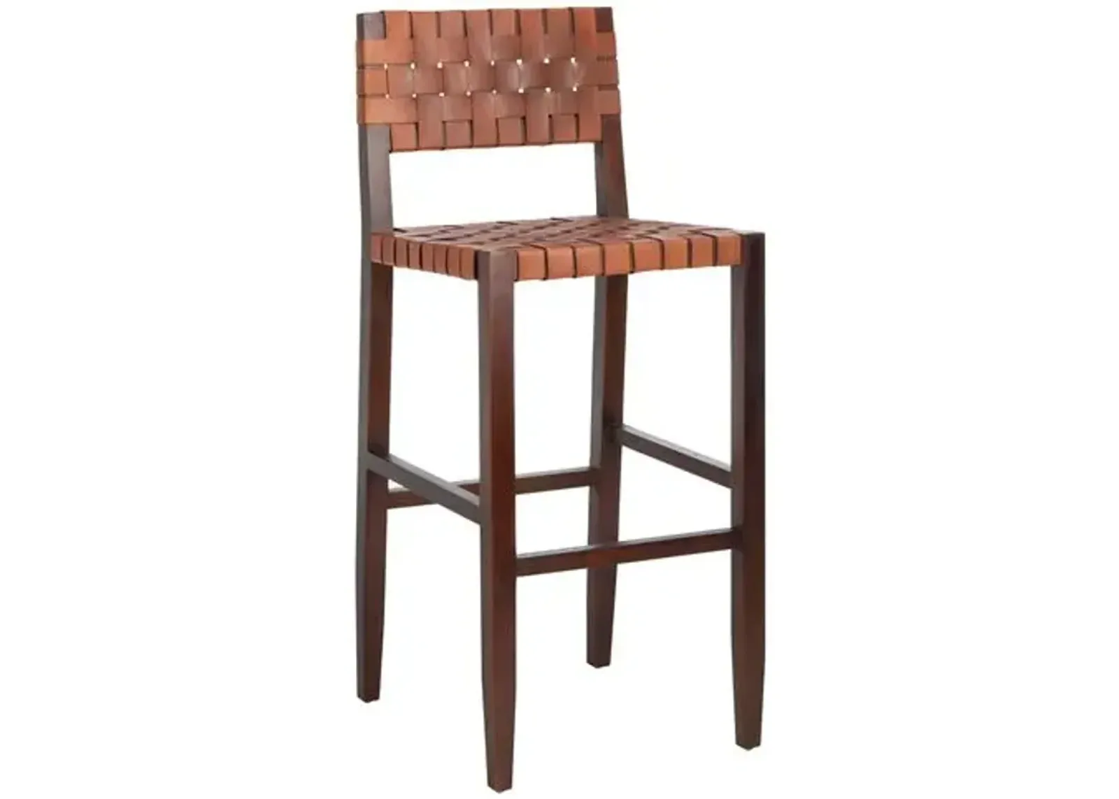 Roche Barstool - Cognac - Brown