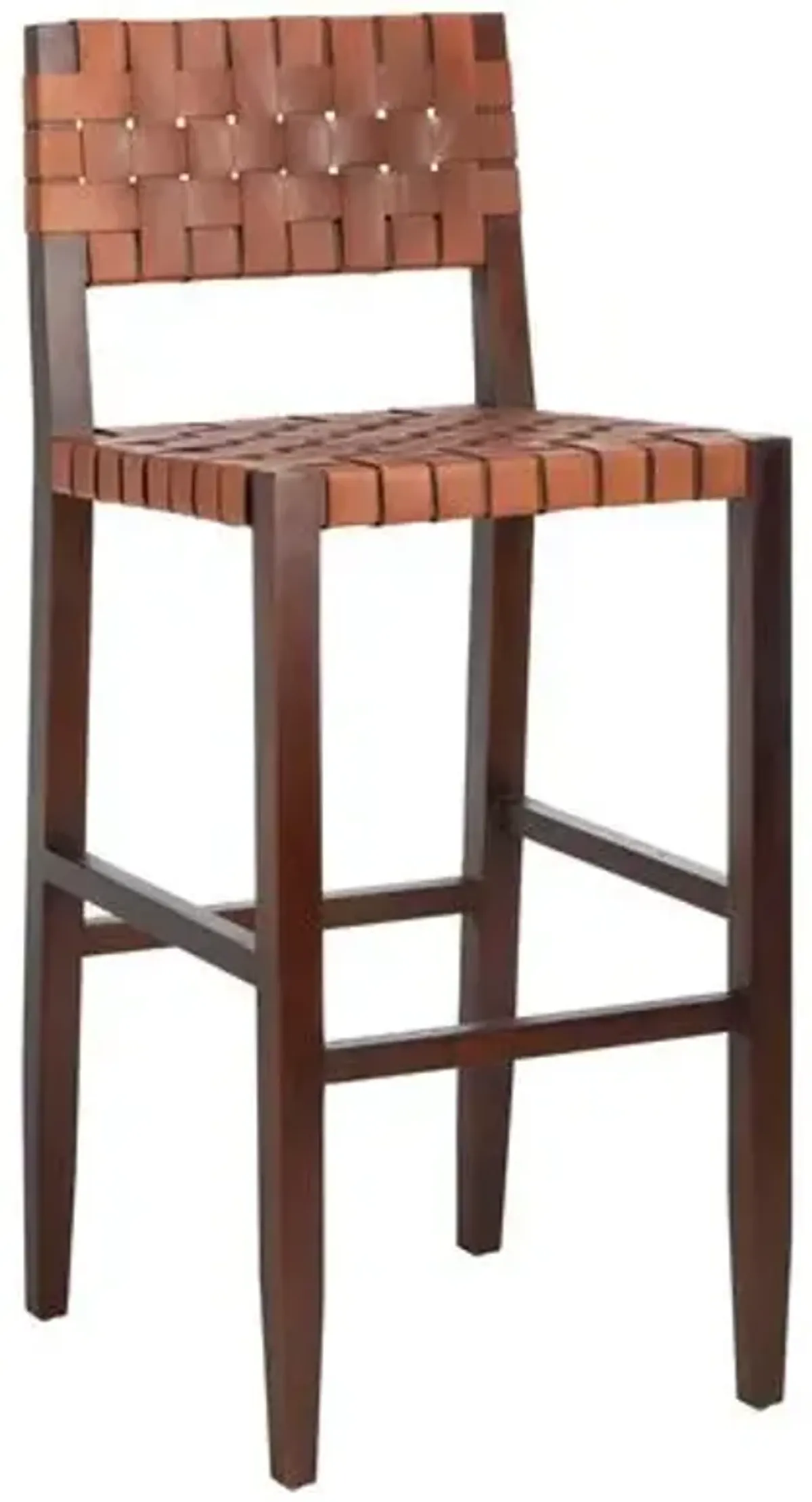 Roche Barstool - Cognac - Brown