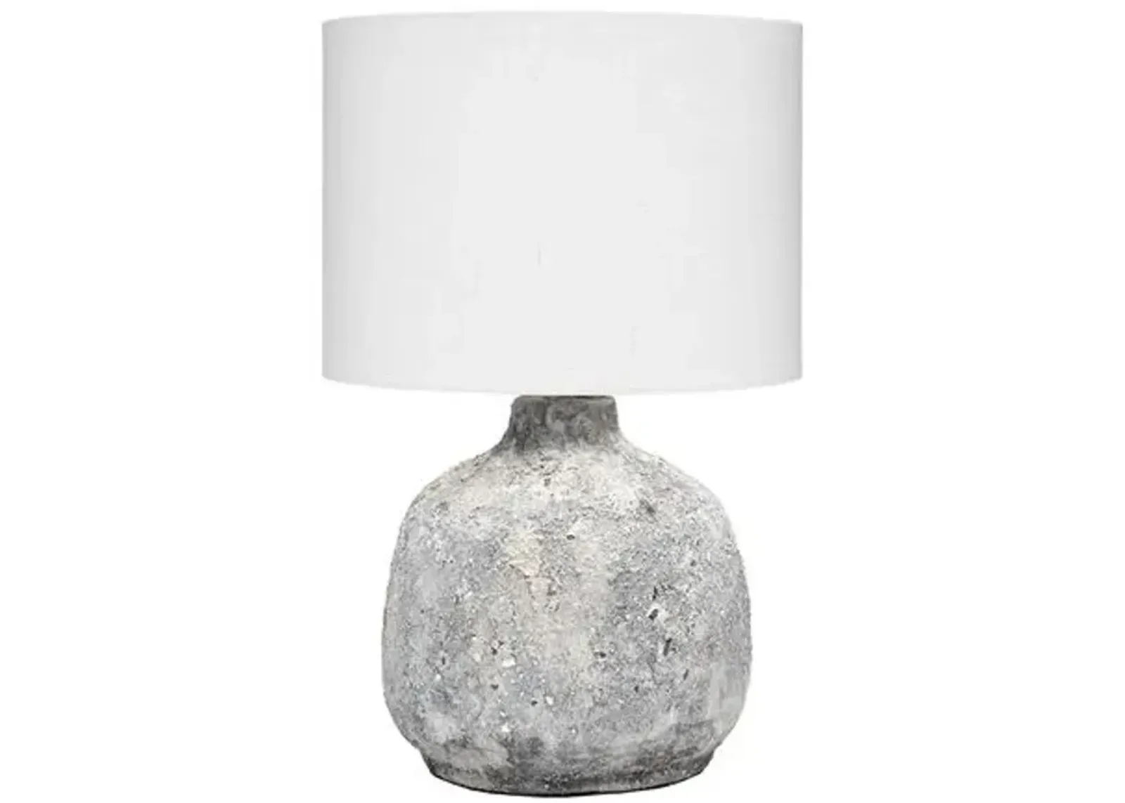 Blake Table Lamp - Gray Textured Ceramic - Jamie Young Co.