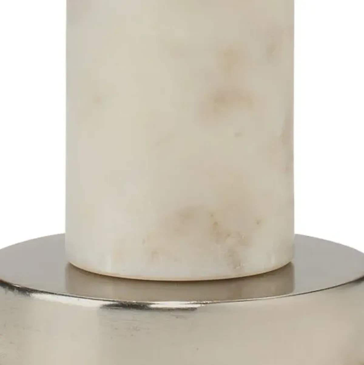 Darcey Marble Table Lamp - White - Jamie Young Co.