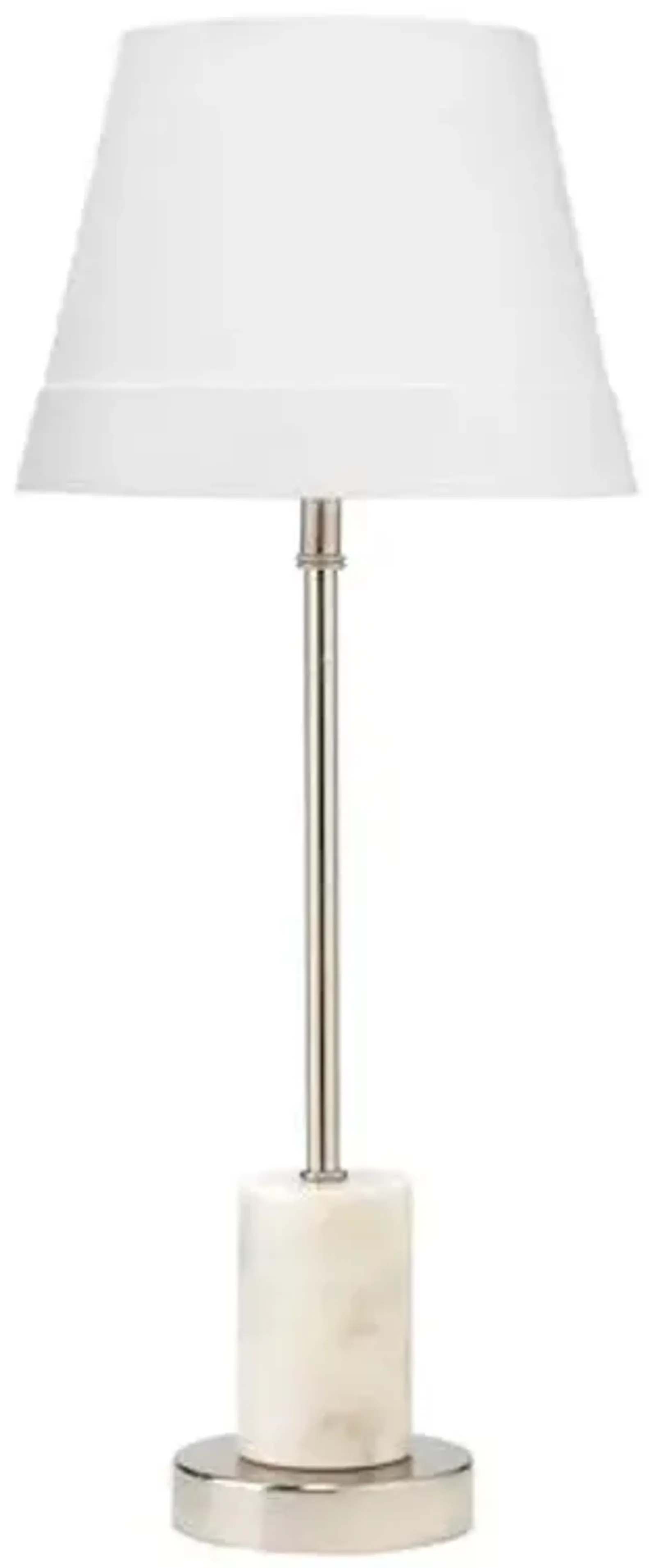 Darcey Marble Table Lamp - White - Jamie Young Co.